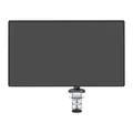 Ďalší obrázok produktu Polohovateľný držiak ULTRADESK BRANCH Single pre monitor, 10KG, svorka a priechodka stola,
