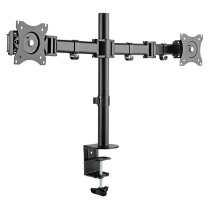 Hlavný obrázok produktu Polohovatelný držák ULTRADESK SKELETON Double pro 2 monitory, 16KG, svorka a průchodka st