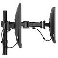 Polohovateľný držiak ULTRADESK SKELETON Double pre 2 monitory, 16KG, svorka a priechodka st