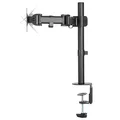 Polohovateľný držiak ULTRADESK SKELETON Single pre monitor, 2-9KG, svorka a priechodka stol