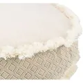 Ďalší obrázok produktu Vankúš BOHO oválny, béžová 100 x 85 cm