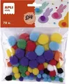 Pom-pom, mix farieb, APLI Creative