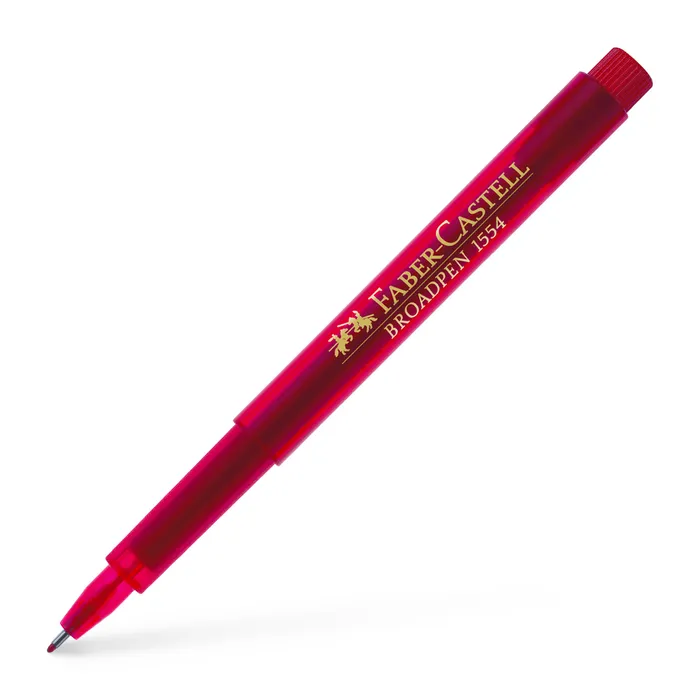 Hlavný obrázok produktu Popisovač Broadpen 1554, červená Faber Castell 155421