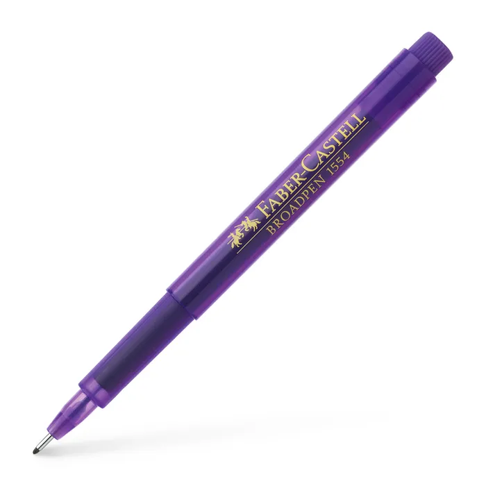 Hlavný obrázok produktu Popisovač Broadpen 1554, fialová  Faber Castell (155436)