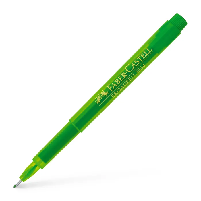 Hlavný obrázok produktu Popisovač Broadpen 1554, sv. zelená  Faber Castell (155466)