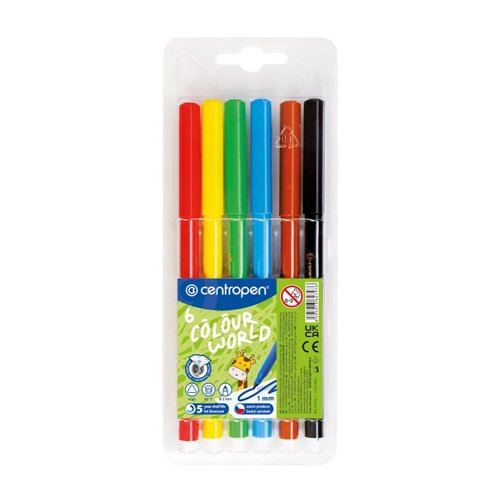 Hlavný obrázok produktu Popisovač CENTROPEN 7550 sada 6 barev (fixy)