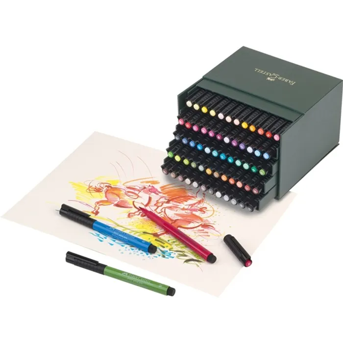Hlavný obrázok produktu Popisovač Faber-Castell 167150 Pitt Artist Pen Brush sada 60 ks, studio box