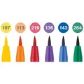 Ďalší obrázok produktu Popisovač Faber-Castell 167174 Pitt Artist Pen Brush Colour sada 8 ks, hrot B