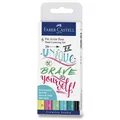 Popisovač Faber-Castell 267116 Pitt Artist Pen Hand Lettering 6 kusov, pastelová sada