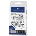 Popisovač Faber-Castell 267118 Pitt Artist Pen Hand Lettering 9 kusov