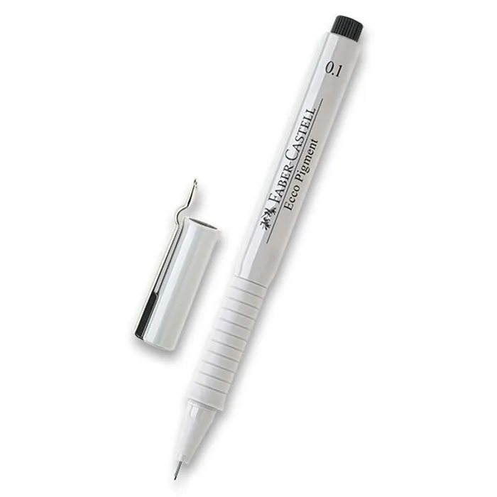 Hlavný obrázok produktu Popisovač Faber-Castell Ecco Pigment - černý 0,1 mm