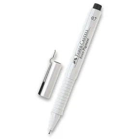 Pero popisovač Faber-Castell Ecco Pigment - čierne 0,7 mm
