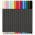 Popisovač Faber-Castell Finepen 15 ks, plechová dóza