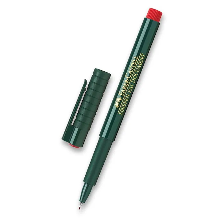 Hlavný obrázok produktu Popisovač Faber-Castell Finepen 1511 červený