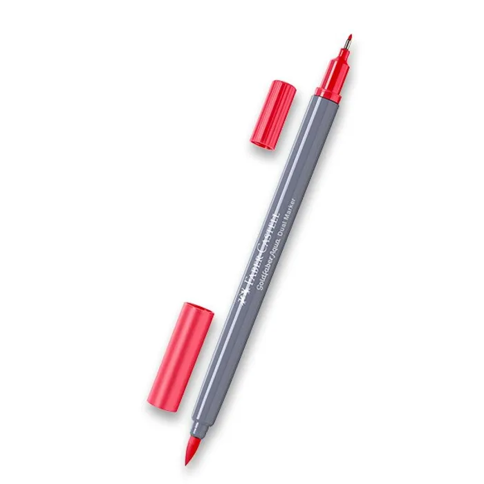 Hlavný obrázok produktu Popisovač Faber-Castell Goldfaber Aqua Dual Marker brilantní červená, 122