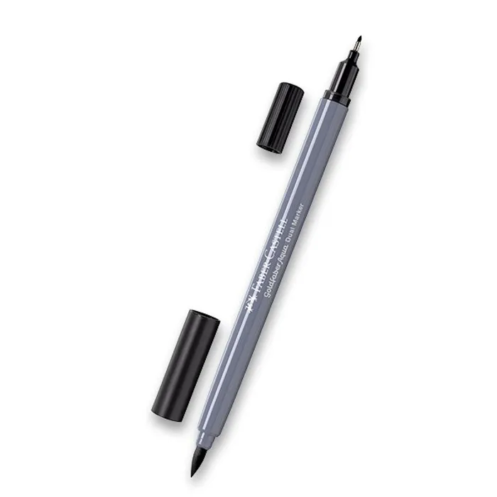 Hlavný obrázok produktu Popisovač Faber-Castell Goldfaber Aqua Dual Marker černá 199