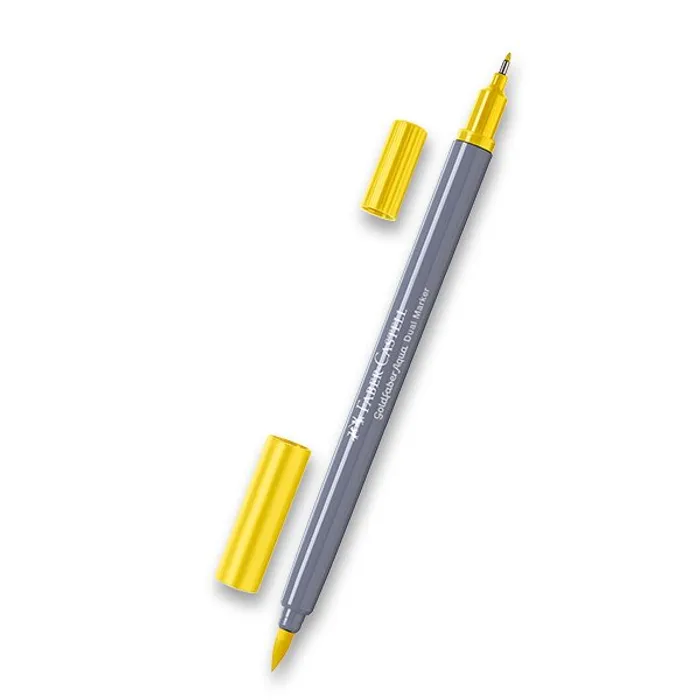 Hlavný obrázok produktu Popisovač Faber-Castell Goldfaber Aqua Dual Marker kadmiově žlutá, 107