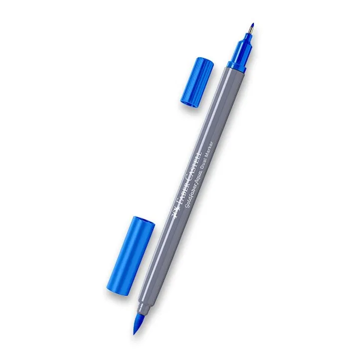 Hlavný obrázok produktu Popisovač Faber-Castell Goldfaber Aqua Dual Marker modrá, 110