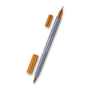 Popisovač Faber-Castell Goldfaber Aqua Dual Marker  okrově žlutá, 183