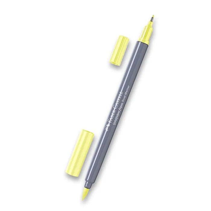 Hlavný obrázok produktu Popisovač Faber-Castell Goldfaber Aqua Dual Marker sv. žlutá, 104