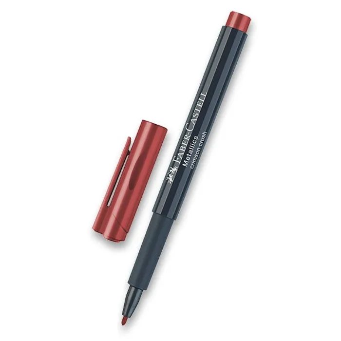 Hlavný obrázok produktu Popisovač Faber-Castell Metallics červená