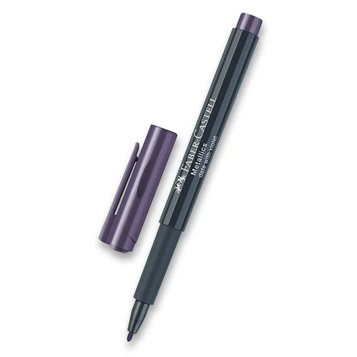 Hlavný obrázok produktu Popisovač Faber-Castell Metallics tmavě fialová