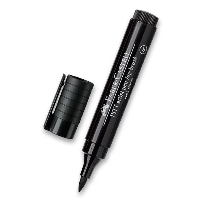 Hlavný obrázok produktu Popisovač Faber-Castell Pitt Artist Pen Big Brush - černý