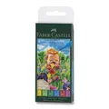 Popisovač Faber-Castell Pitt Artist Pen Brush 6 ks, hrot B, jarné odtiene