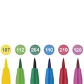 Ďalší obrázok produktu Popisovač Faber-Castell Pitt Artist Pen Brush 6 ks, hrot B, jarné odtiene
