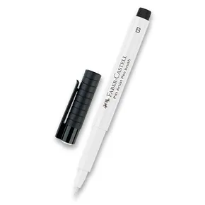 Popisovač Faber-Castell 167401 Pitt Artist Pen Brush - biela