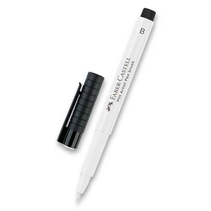 Hlavný obrázok produktu Popisovač Faber-Castell Pitt Artist Pen Brush -bílý 101