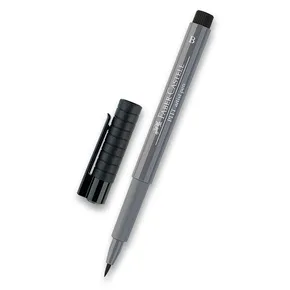 Popisovač Faber-Castell Pitt Artist Pen Brush - čierne a šedé odtiene 233