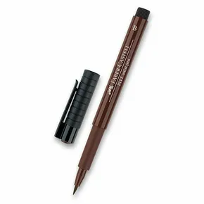 Popisovač Faber-Castell Pitt Artist Pen Brush - hnedé a metalické 175