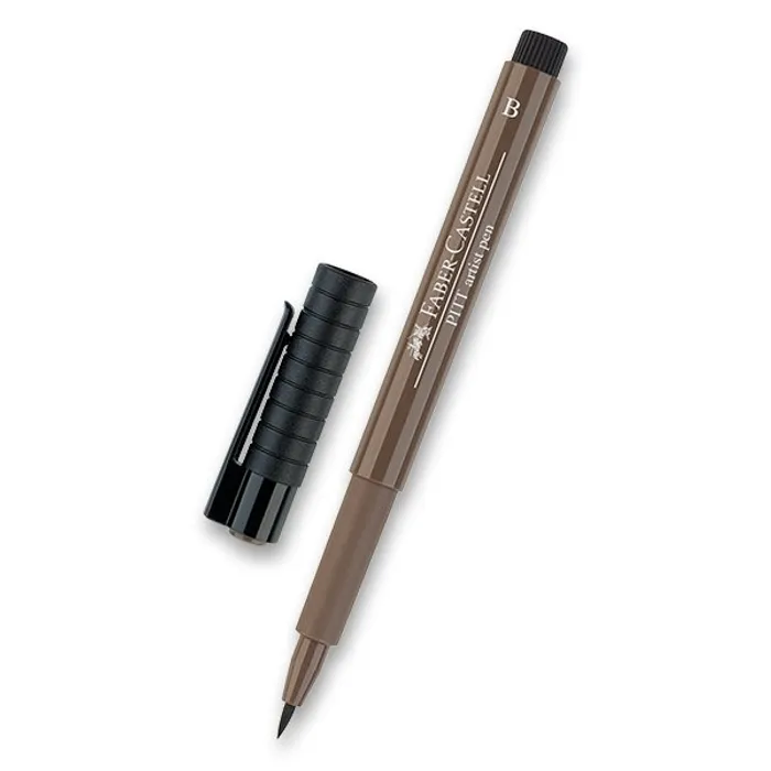 Hlavný obrázok produktu Popisovač Faber-Castell Pitt Artist Pen Brush - hnědé a metalické 177