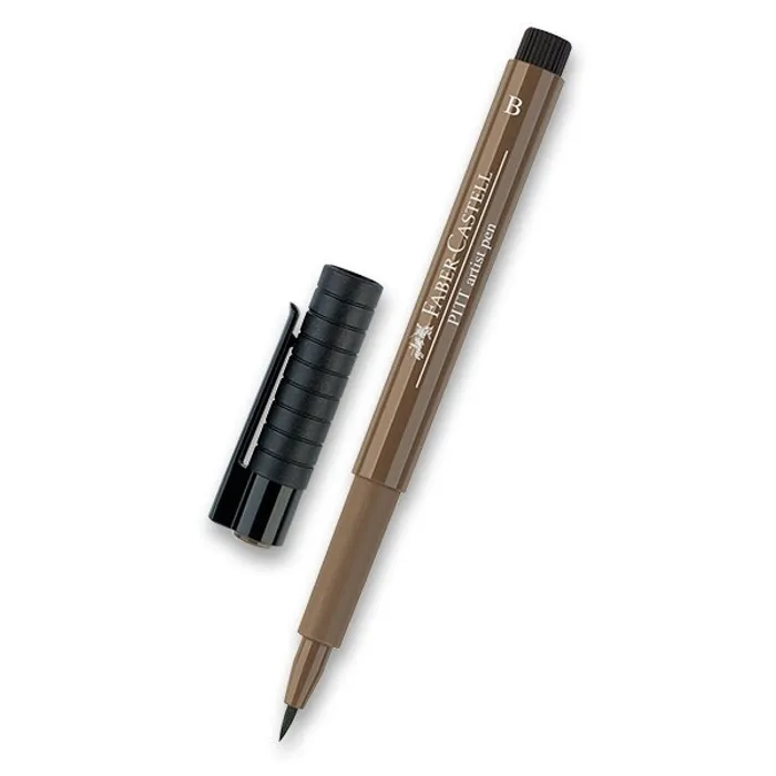 Hlavný obrázok produktu Popisovač Faber-Castell Pitt Artist Pen Brush - hnědé a metalické 178