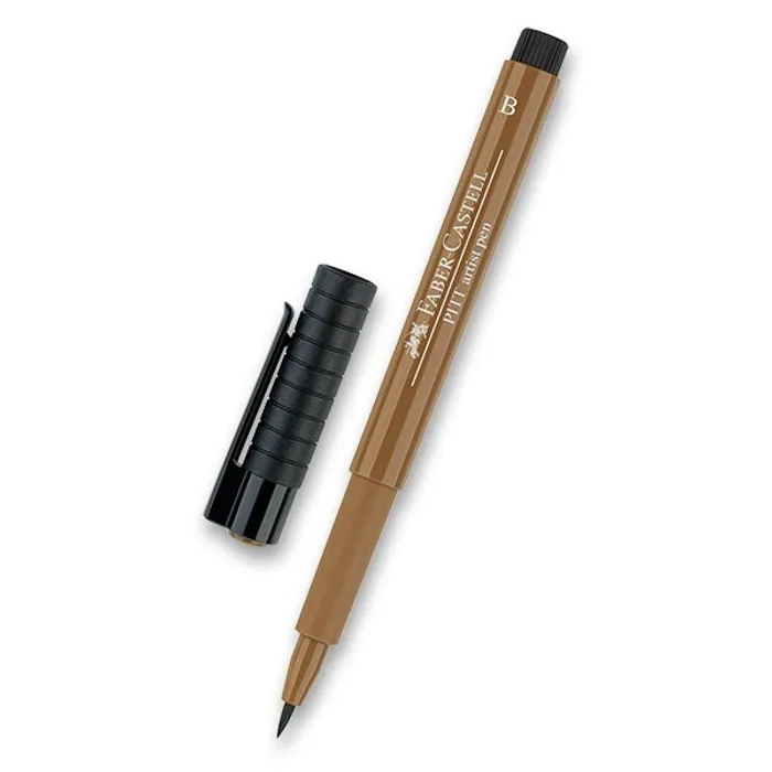 Hlavný obrázok produktu Popisovač Faber-Castell Pitt Artist Pen Brush - hnědé a metalické 180
