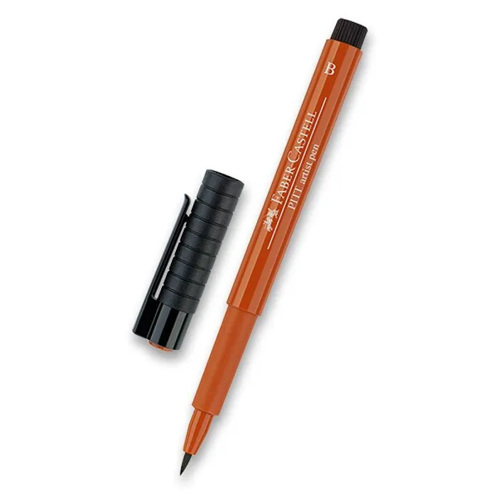 Hlavný obrázok produktu Popisovač Faber-Castell Pitt Artist Pen Brush - hnědé a metalické 188