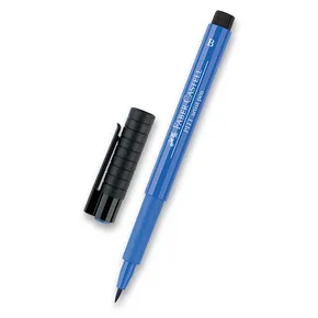 Popisovač Faber-Castell Pitt Artist Pen Brush - modré odtiene 143