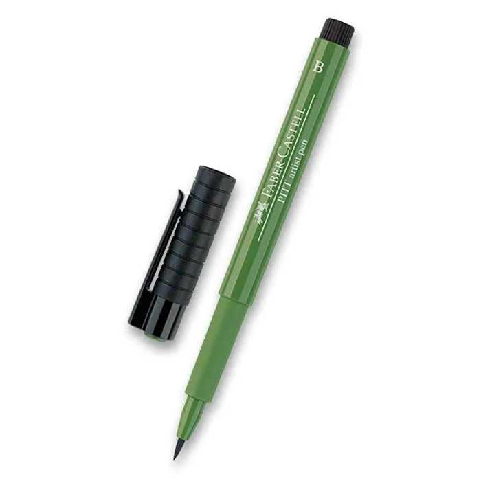 Hlavný obrázok produktu Popisovač Faber-Castell Pitt Artist Pen Brush - zelené odstíny 167