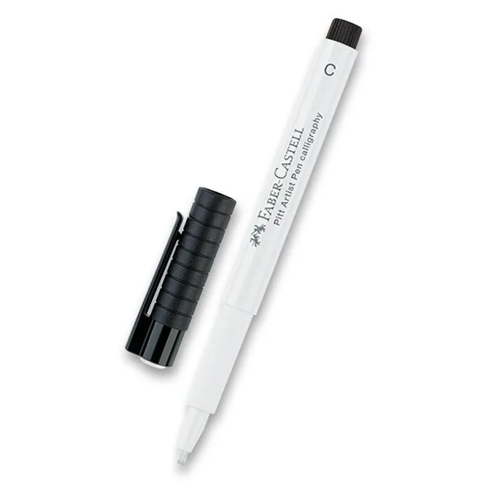 Hlavný obrázok produktu Popisovač Faber-Castell Pitt Artist Pen Calligraphy-bílý