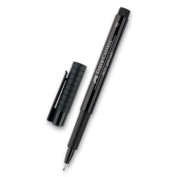 Hlavný obrázok produktu Popisovač Faber-Castell Pitt Artist Pen F, černý