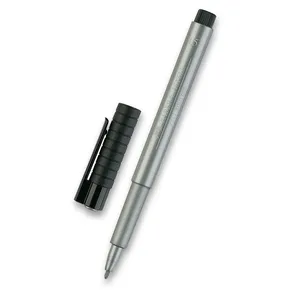 Popisovač Faber-Castell Pitt Artist Pen Metallic strieborný