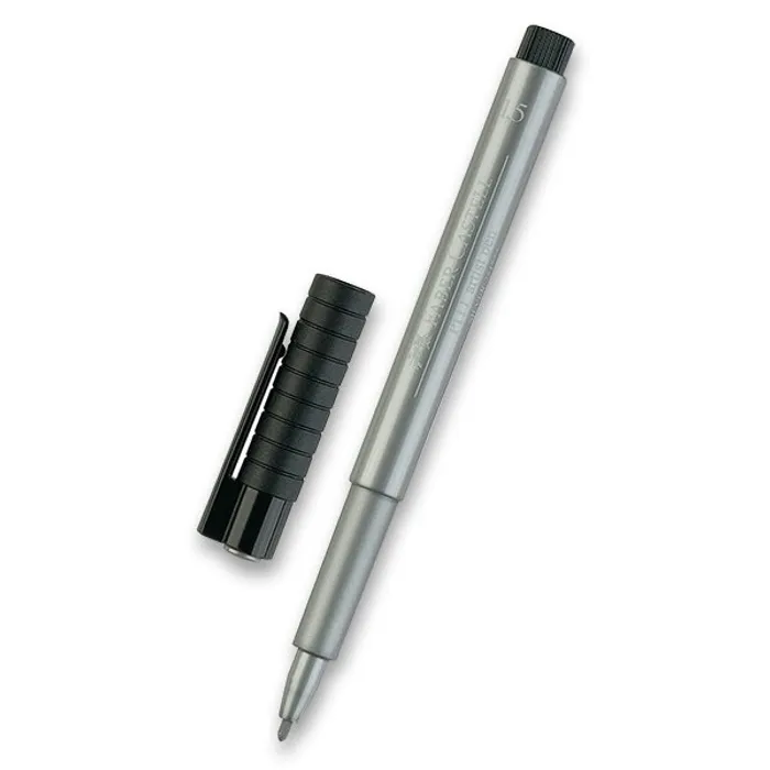 Hlavný obrázok produktu Popisovač Faber-Castell Pitt Artist Pen Metallic stříbrný