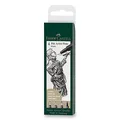 Ďalší obrázok produktu Popisovač Faber-Castell 167100 Pitt Artist Pen sada 4 ks, S, F, M, B, čierne