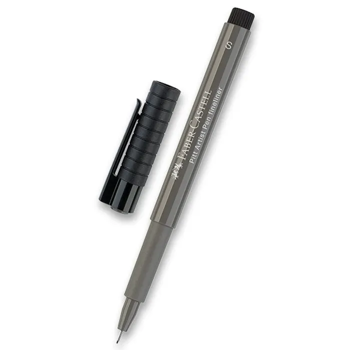 Hlavný obrázok produktu Popisovač Faber-Castell Pitt Artist Pen šedý hrot S