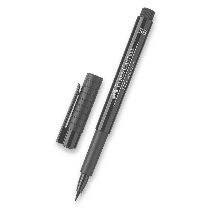 Hlavný obrázok produktu Popisovač Faber-Castell Pitt Artist Pen Soft Brush černý