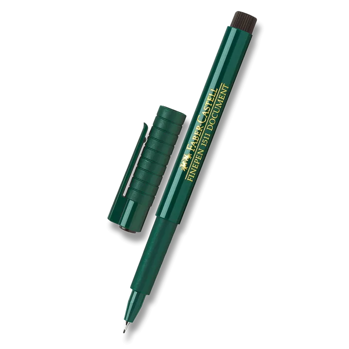 Hlavný obrázok produktu Popisovač Finepen 1511, černá Faber Castell 151199