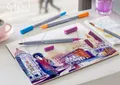 Ďalší obrázok produktu Vodové popisovače Goldfaber Aqua Dual, Fantasy, papierové balenie 6 ks Faber-Castell 164526