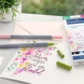 Ďalší obrázok produktu Popisovač Goldfaber Aqua Dual, Lettering, pap. krabička 6 ks Faber-Castell 164524