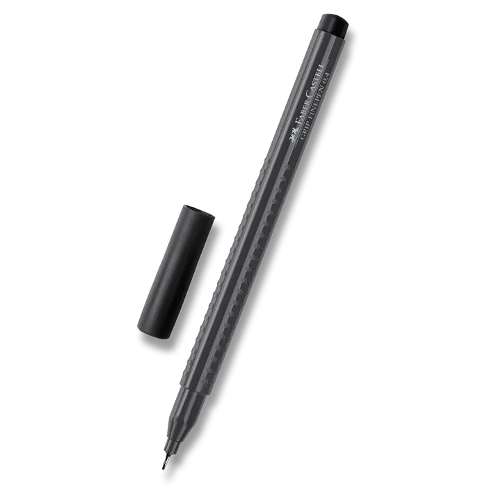 Hlavný obrázok produktu Popisovač Grip 0.4mm, černá Faber Castell (151699)